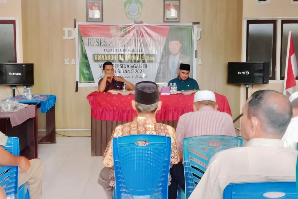 Reses Di Desa Fagudu, Risyandi: Ada Beberapa Keluhan Warga Termasuk Kondisi Jalan Rusak