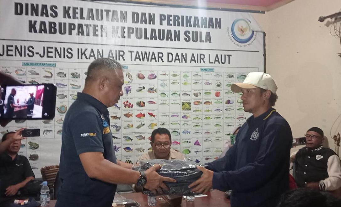 Tingkatkan Pengawasan Di Laut, DKP Malut Kukuhkan Pokmaswas Kena Sua